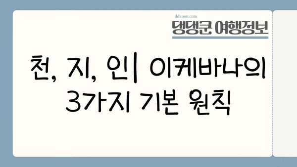 이케바나 예술의 기본 원리| 아름다움을 담는 3가지 원칙 | 꽃꽂이, 전통, 일본 문화