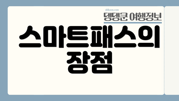 스마트패스의 장점