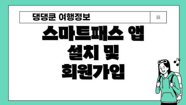 스마트패스 앱 설치 및 회원가입