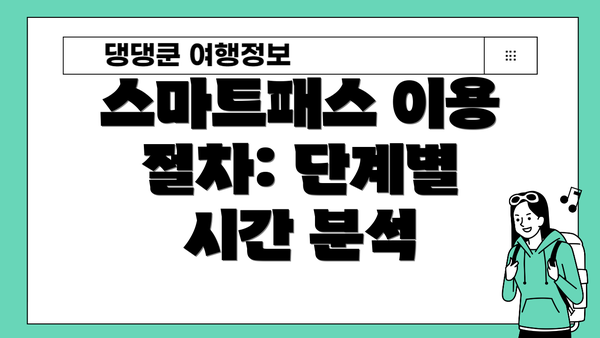 스마트패스 이용 절차: 단계별 시간 분석