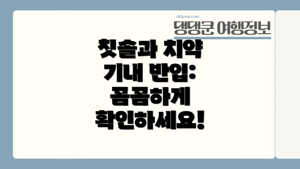 칫솔과 치약 기내 반입: 꼼꼼하게 확인하세요!